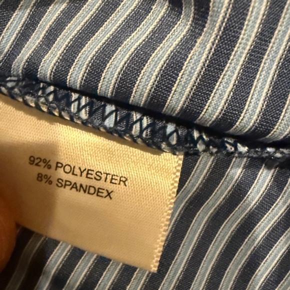 Peter Millar Men's Medium Ocean Blue Ambrose Performance Jersey Polo MSRP $115 - Picture 7 of 7